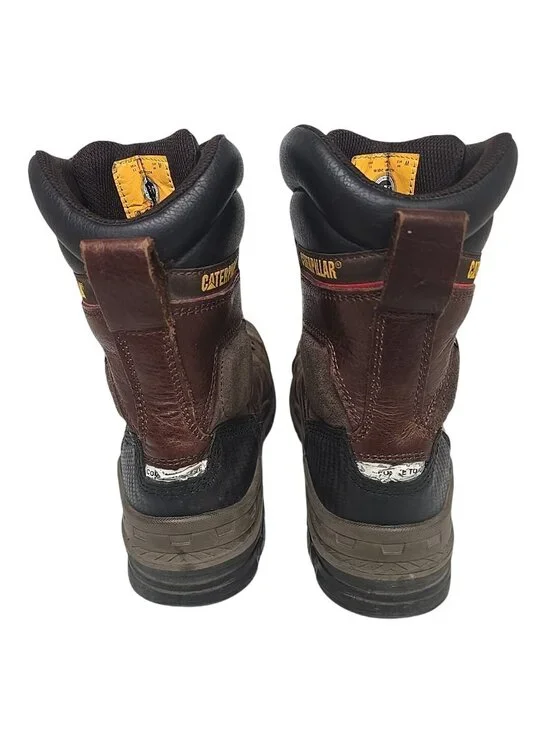 CATERPILLAR Men's 8'' Hauler XL Composite Toe Composite Plate Boots Brown 11W - Picture 3 of 7